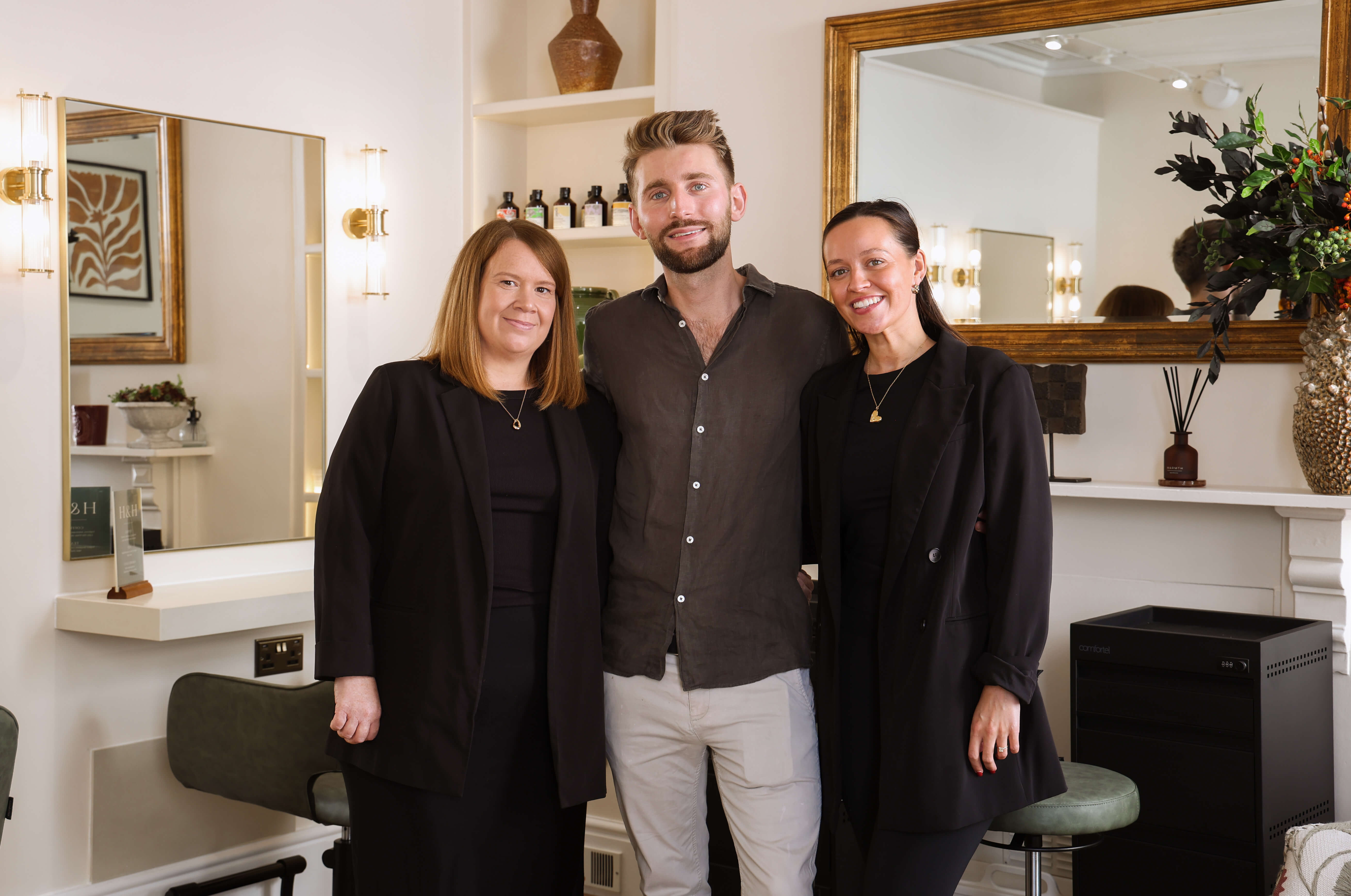 Picture Sam & Gigi at till in the salon